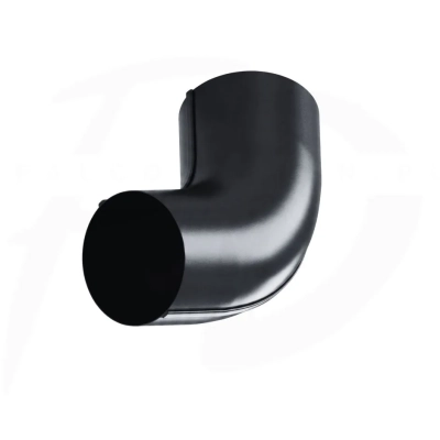 Kolano KROP STAL Ø100 mm pod zadany kąt – czarny RAL 9005